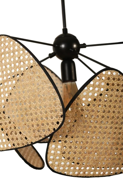 Lumexx HERA 6 LI RATTAN AVİZE - Resim 4