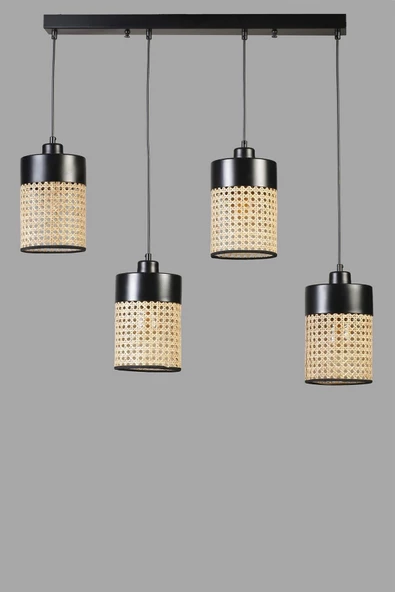 Lumexx ZEUS 4 LÜ SIRALI SİYAH SARKIT - Resim 2