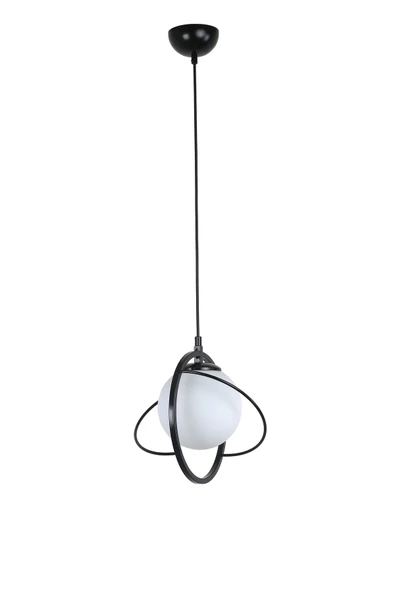 Lumexx NEPAL TEKLİ SİYAH BEYAZ CAMLI SARKIT - Resim 2