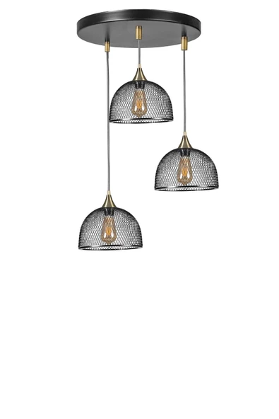 Lumexx ROTA 3 LÜ TEPSİLİ SİYAH SARKIT ürün görseli