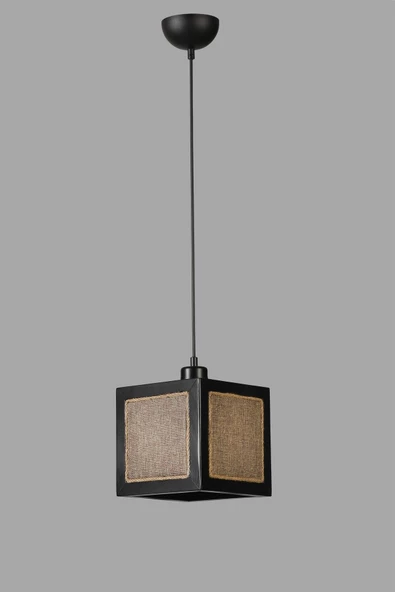 Lumexx KUMSAL TEKLİ SİYAH HASIR SARKIT - Resim 3