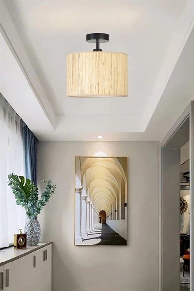 Lumexx BAMBU 010 ABAJURLU  PLAFONYER AVİZE