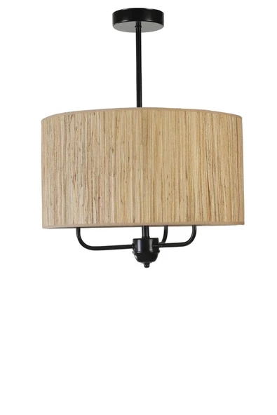 Lumexx BAMBU 010 ABAJURLU  3 LÜ SARKIT AVİZE - Resim 2