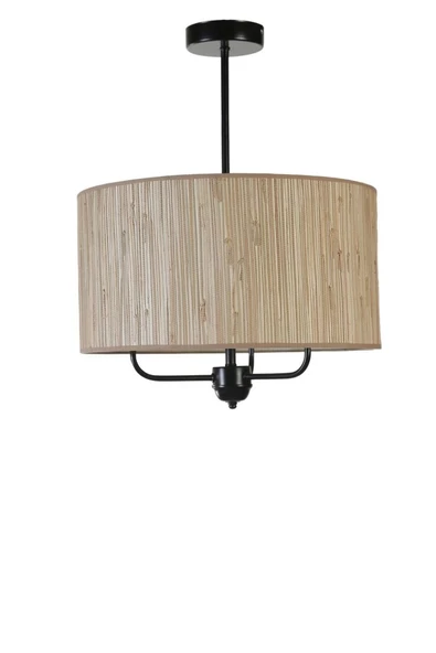 Lumexx BAMBU 09 ABAJURLU 3 LÜ SARKIT AVİZE - 2