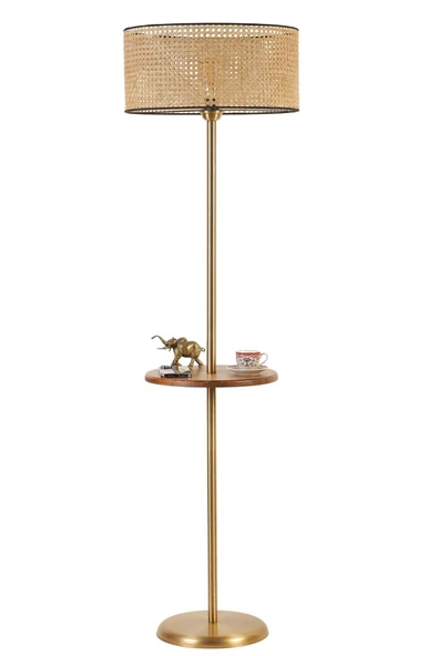 Lumexx MERCAN ESKİTME SEHPALI SİLİNDİR RATTAN LAMBADER - Resim 2