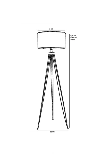 Lumexx Star Eskitme Lambader Silindir 02 Rattan Abajurlu - Resim 3