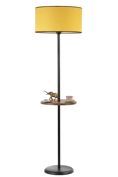 Lumexx MERCAN SİYAH SEHPALI SİLİNDİR HARDAL LAMBADER ürün görseli