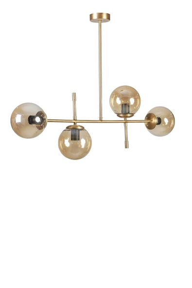 Lumexx FAVORİ 4 LÜ ESKİTME BAL CAMLI AVİZE ürün görseli