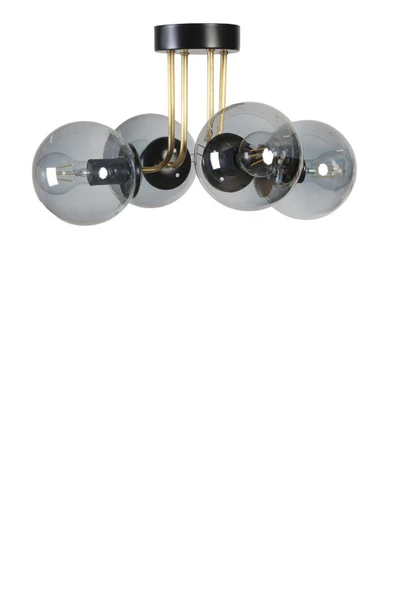 Lumexx PABLO 4 LÜ SİYAH FÜME CAMLI AVİZE ürün görseli