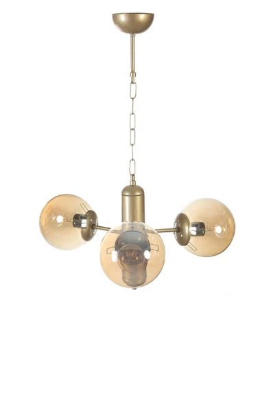 Lumexx BANKOK 3 LÜ ESKİTME BAL CAMLI AVİZE ürün görseli