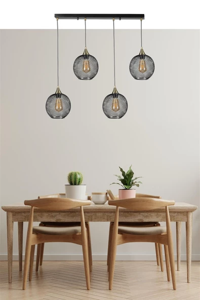 Lumexx JUPİTER 4 LÜ SIRALI SİYAH SARKIT ürün görseli