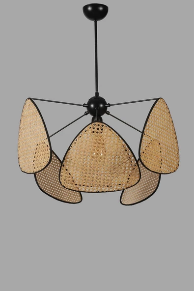 Lumexx HERA 6 LI RATTAN AVİZE - Resim 3