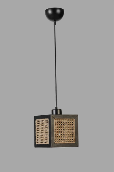 Lumexx KUMSAL TEKLİ SİYAH RATTAN SARKIT - 3