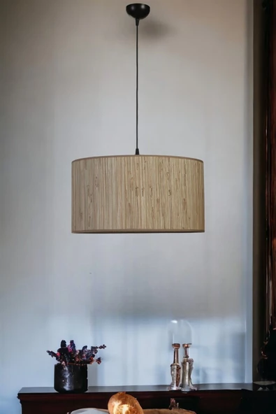 Lumexx BAMBU 09 ABAJURLU TEKLİ SARKIT AVİZE ürün görseli