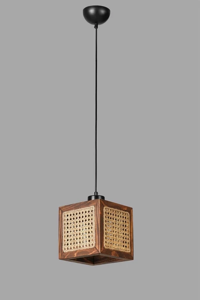 Lumexx KUMSAL TEKLİ CEVİZ RATTAN SARKIT - 3