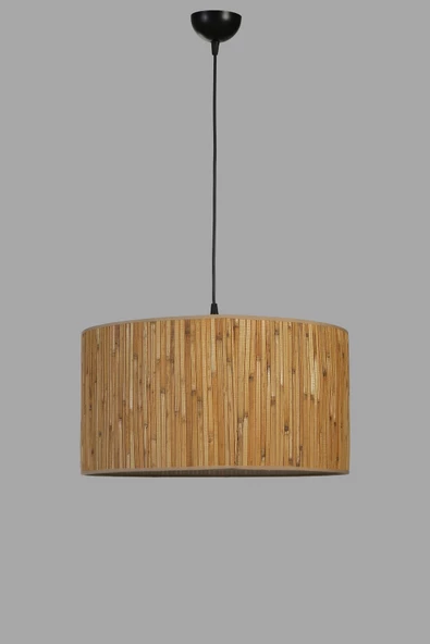 Lumexx BAMBU 07 ABAJURLU TEKLİ SARKIT AVİZE - 3