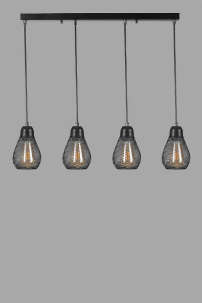 Lumexx AMPÜL 4 LÜ SIRALI SİYAH SARKIT - Resim 2