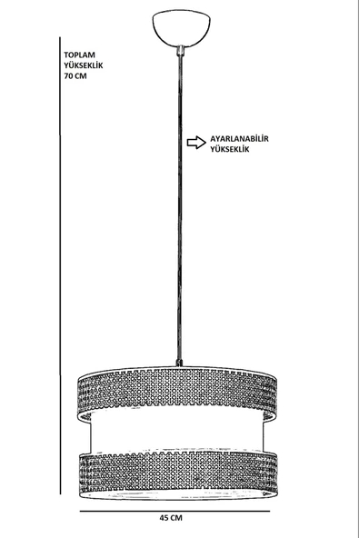Lumexx VEGAS TEKLİ RATTAN SARKIT - 4