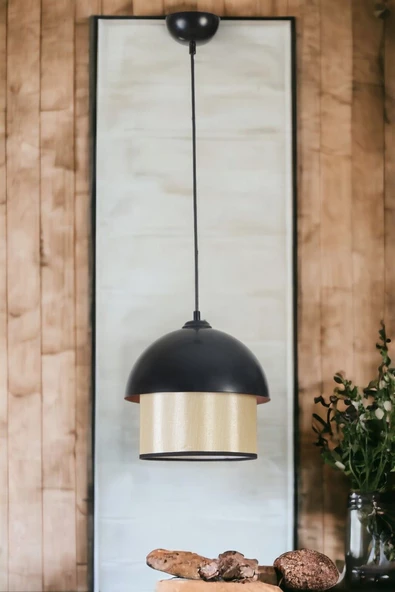 Lumexx RETRO 3 SİYAH 15-3 ABAJURLU SARKIT ürün görseli