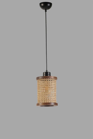 Lumexx GİZEM KÜÇÜK TEKLİ CEVİZ RATTAN SARKIT - 2