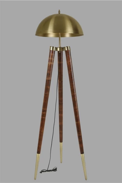 Lumexx Stil Ceviz Lambader Eskitme Büyük Retro Başlıklı - Resim 2