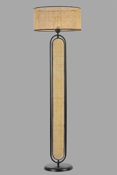 Lumexx BELİNDA SİYAH SİLİNDİR RATTAN LAMBADER - 3