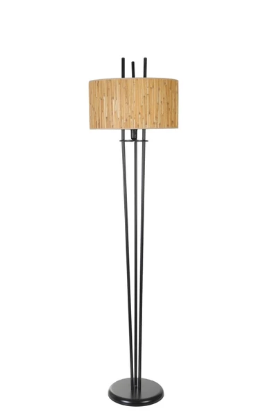 Lumexx BELEN SİYAH LAMBADER SİLİNDİR BAMBU 07 ABAJURLU ürün görseli