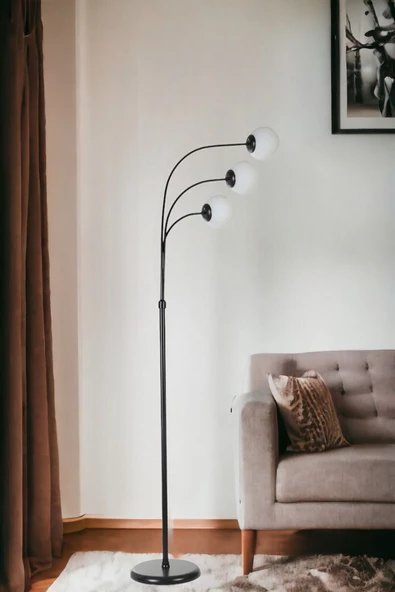 Lumexx BADİ 3 LÜ SİYAH BEYAZ CAMLI ürün görseli