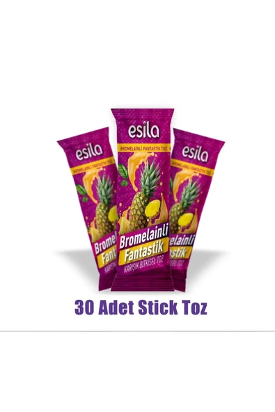 Esila Fantastik 30’lu Stick Bromelainli  Toz Çay 1 ad - 2