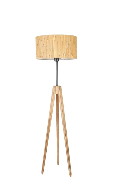 Lumexx KANARYA YANIK LAMBADER SİLİNDİR BAMBU 07 ABAJURLU