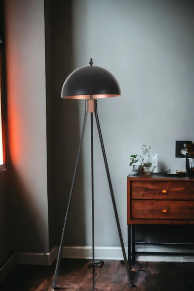 Lumexx FISCO TRİPOD SİYAH LAMBADER BÜYÜK RETRO BAŞLIKLI