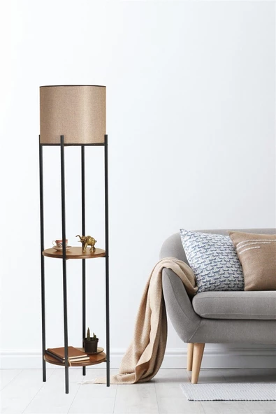 Lumexx VEGA SİYAH KOYU HASIR BAŞLIKLI LAMBADER ürün görseli