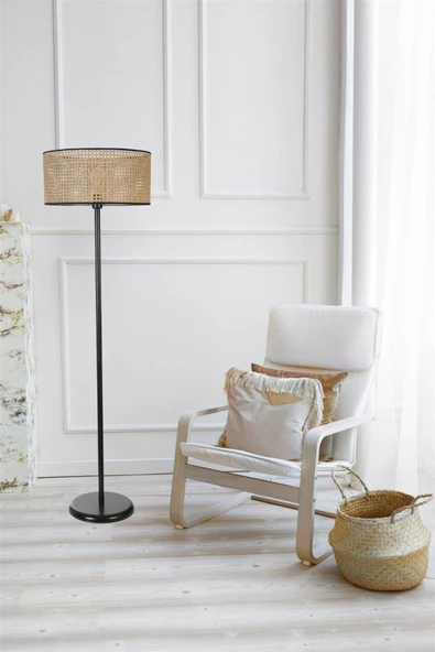 Lumexx MERCAN SİYAH RATTAN ABAJURLU LAMBADER - 4