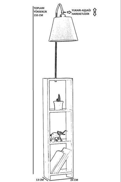 Lumexx STELO SİYAH PRAMİT HASIR SİYAH LAMBADER - Resim 5