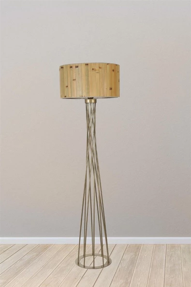 Lumexx HAVİN ESKİTME LAMBADER SİLİNDİR BAMBU 02 ABAJURLU ürün görseli