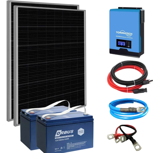 Yapısolar 1 Kw Mppt Solar Güneş Enerjisi Bağ Evi M Paketi - 1