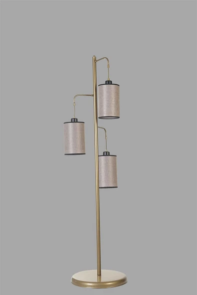 Lumexx JOZEF 3 LÜ ESKİTME KOYU HASIR ABAJURLU LAMBADER - Resim 3