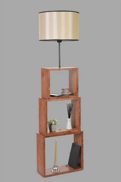 Lumexx PUZZLE CEVİZ LAMBADER 15-3 ABAJURLU - 2