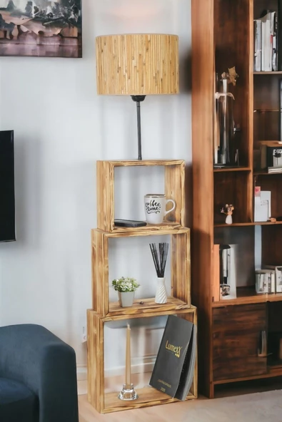 Lumexx PUZZLE YANIK LAMBADER BAMBU 07 ABAJURLU ürün görseli