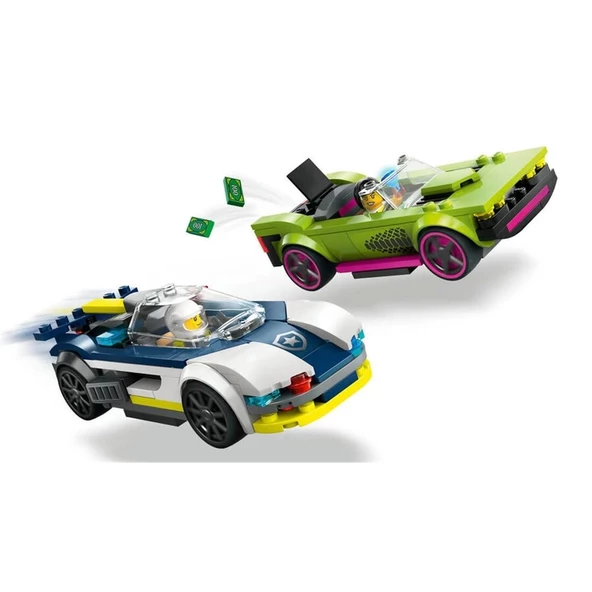 LEGO City Polis Arabası ve Spor Araba Takibi 60415 - 2