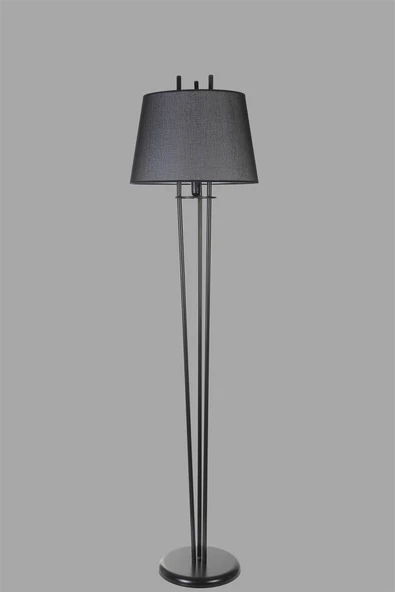 Lumexx BELEN SİYAH LAMBADER PRAMİT HASIR SİYAH ABAJURLU - Resim 2