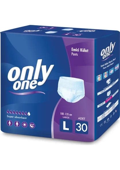 ONLYONE EMİCİ KÜLOT HASTA BEZİ LARGE 30