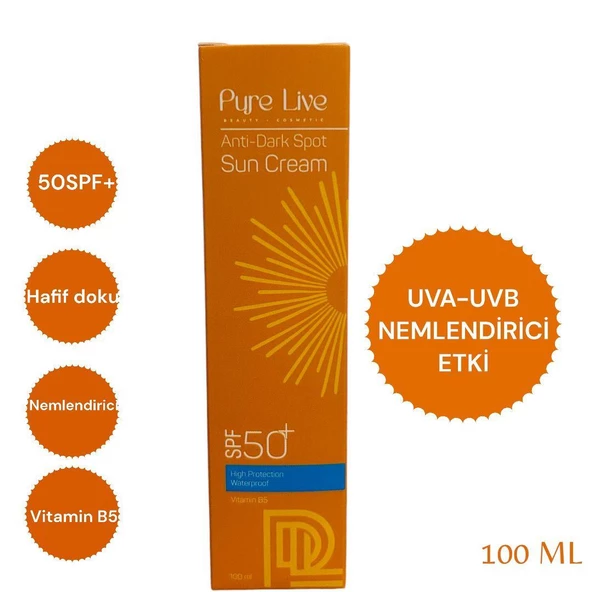 Pure Live Anti-Dark Spot Sun Cream 2 Adet