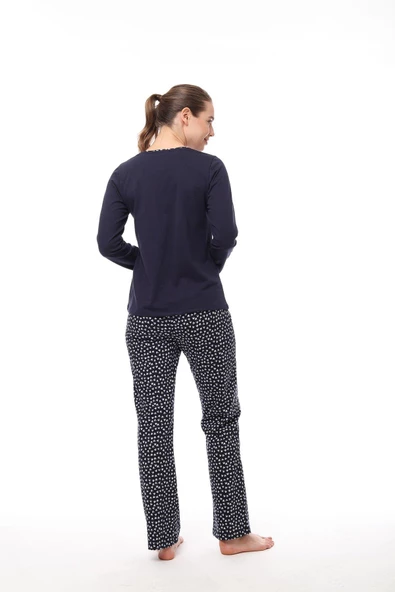 Pijadore 1544 Kadın Uzun Kollu Pijama Takım - 3