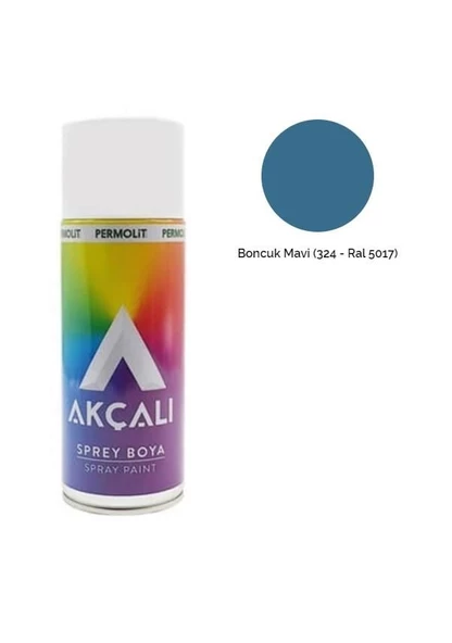 Akçalı Sprey Boya 524 Floresan Boncuk Mavi 400 ml.