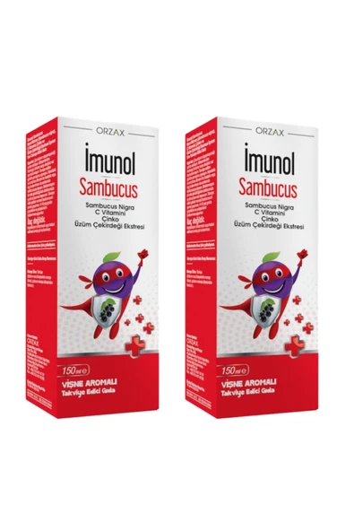 İmunol Sambucus Şurup 150 ml x 2 Adet