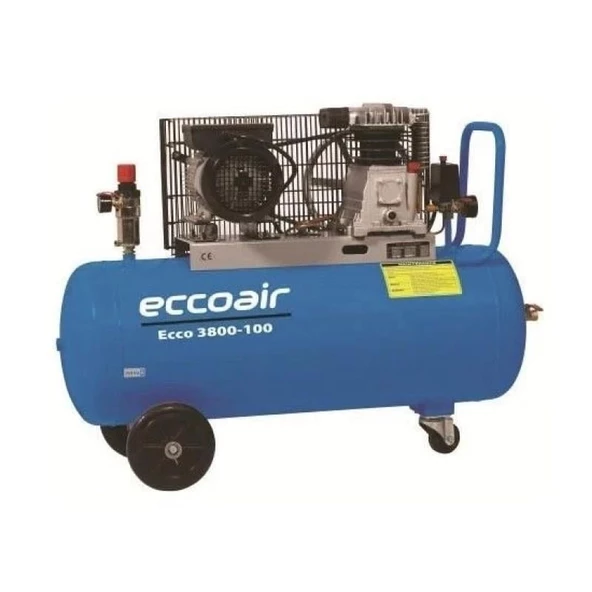 Dalgakıran Eccoair 100 Lt. Kompresör 220V 3Hp Tek Kademeli 8 Bar Ecco3008-100