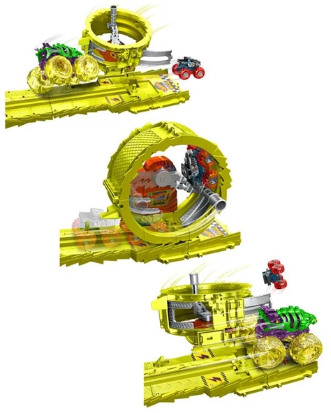 Hot Wheels Monster Trucks Power Smashers Oyun Seti HXT05 - 3