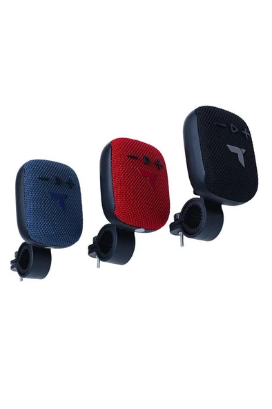 Torima D34 Mavi Kablosuz Bluetooth Motorsiklet Bisiklet Hoparlör Speaker - 4