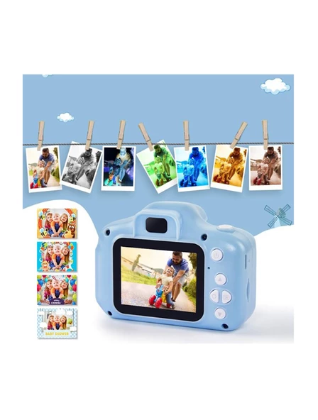 QASUL Akıllı Mini 1080P Dijital Fotoğraf Makinesi Hafıza Kartı Girişi/müzik/video/oyun Destekli - 6